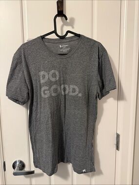 cotopaxi Heather Grey 'DO GOOD.' Short Sleeve Tee